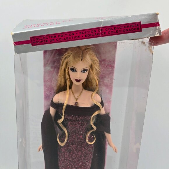 Barbie Blonde Birthstone Collection January Garnet Collector Edition Doll Mattel - Picture 6 of 16